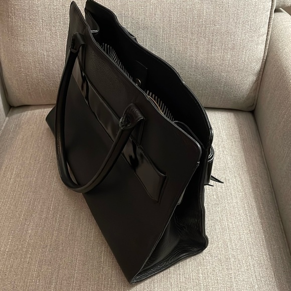 ♠️ Kate Spade Carryall large bow tie tote, black - Picture 4 of 16